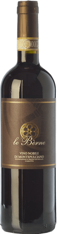 26,95 € | Red wine Le Bèrne Nobile D.O.C. Rosso di Montepulciano Tuscany Italy Sangiovese Bottle 75 cl