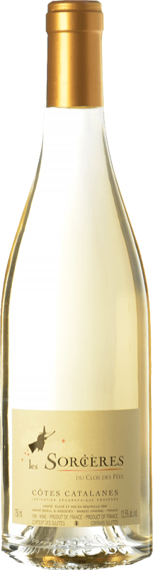 13,95 € | White wine Le Clos des Fées Les Sorcières Blanc I.G.P. Vin de Pays Côtes Catalanes Languedoc-Roussillon France Grenache White, Roussanne, Vermentino Bottle 75 cl