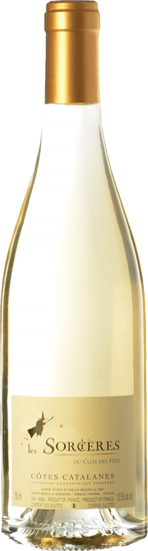 21,95 € Envío gratis | Vino blanco Le Clos des Fées Les Sorcières Blanc I.G.P. Vin de Pays Côtes Catalanes