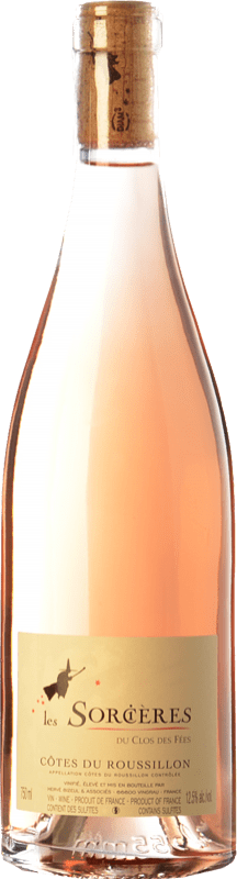 Kostenloser Versand | Rosé-Wein Le Clos des Fées Les Sorcières Rosé A.O.C. Côtes du Roussillon Languedoc-Roussillon Frankreich Grenache, Mourvèdre 75 cl