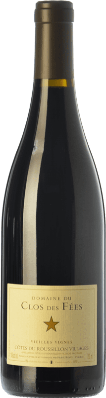 32,95 € Free Shipping | Red wine Le Clos des Fées Vieilles Vignes A.O.C. Côtes du Roussillon Villages Languedoc-Roussillon France Syrah, Grenache, Carignan Bottle 75 cl