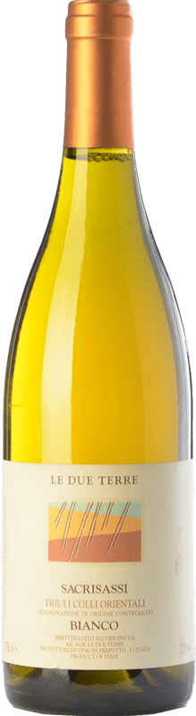 35,95 € | Vin blanc Le Due Terre Sacrisassi Bianco D.O.C. Colli Orientali del Friuli Frioul-Vénétie Julienne Italie Ribolla Gialla, Friulano 75 cl