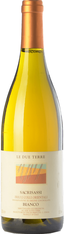 Free Shipping | White Wine Le Due Terre Sacrisassi D.O.C. Colli Orientali del Friuli Friuli-Venezia Giulia Italy Friulano, Rhoditis 75 cl