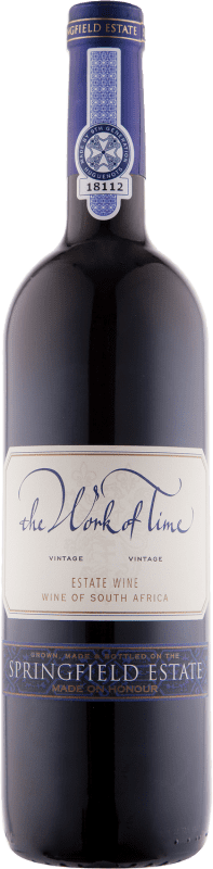 Бесплатная доставка | Красное вино Springfield The Work Of Time I.G. Robertson Western Cape South Coast Южная Африка Merlot, Cabernet Sauvignon, Cabernet Franc, Petit Verdot 75 cl