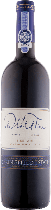 Бесплатная доставка | Красное вино Springfield The Work Of Time I.G. Robertson Western Cape South Coast Южная Африка Merlot — Мерло, Cabernet Sauvignon — Каберне Совиньон, Cabernet Franc — Каберне Фран, Petit Verdot 75 cl
