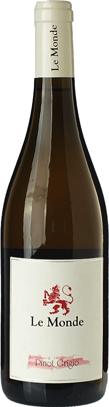 Envío gratis | Vino Blanco Le Monde D.O.C. Friuli Grave Friuli-Venezia Giulia Italia Pinot Gris 75 cl