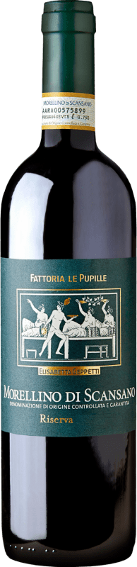 27,95 € | Vinho Tinto Le Pupille Reserva D.O.C.G. Morellino di Scansano Tuscany Itália Cabernet Sauvignon, Sangiovese 75 cl