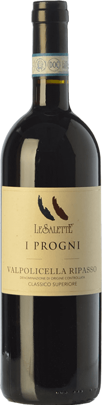 27,95 € | Red wine Le Salette I Progni D.O.C. Valpolicella Ripasso Veneto Italy Corvina, Rondinella, Corvinone, Molinara, Croatina Bottle 75 cl