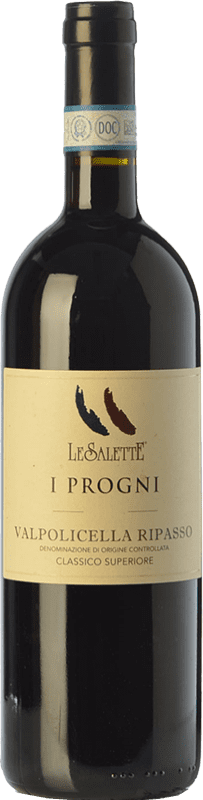 26,95 € | Vino rosso Le Salette I Progni D.O.C. Valpolicella Ripasso Veneto Italia Corvina, Rondinella, Corvinone, Molinara, Croatina 75 cl