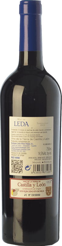 16,95 € | Red wine Leda Más de Leda Crianza I.G.P. Vino de la Tierra de Castilla y León Castilla y León Spain Tempranillo Bottle 75 cl