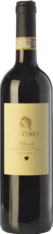 10,95 € | Red wine Leonardo da Vinci Da Vinci Riserva Reserve D.O.C.G. Chianti Tuscany Italy Merlot, Sangiovese Bottle 75 cl