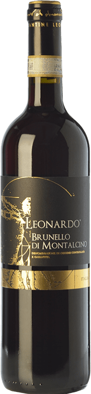 28,95 € | Red wine Leonardo da Vinci Leonardo D.O.C.G. Brunello di Montalcino Tuscany Italy Sangiovese Bottle 75 cl