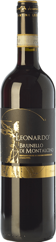 Бесплатная доставка | Красное вино Leonardo da Vinci Leonardo D.O.C.G. Brunello di Montalcino Тоскана Италия Sangiovese — Санджовезе 75 cl