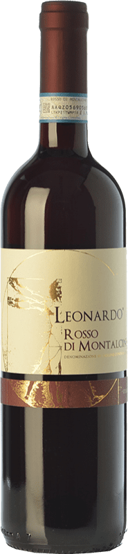 14,95 € Spedizione Gratuita | Vino rosso Leonardo da Vinci Leonardo D.O.C. Rosso di Montalcino