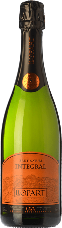 Envoi gratuit | Vin Mousseux Blanc Llopart Integral Brut Nature Réserve D.O. Cava Catalogne Espagne Macabeo, Chardonnay, Parellada 75 cl