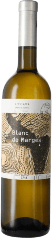 11,95 € Free Shipping | White wine L'Olivera Blanc de Marges Crianza D.O. Costers del Segre Catalonia Spain Malvasía, Xarel·lo, Parellada Bottle 75 cl