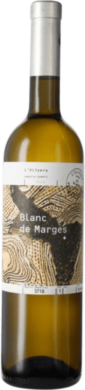 Envío gratis | Vino blanco L'Olivera Blanc de Marges Crianza D.O. Costers del Segre Cataluña España Malvasía, Xarel·lo, Parellada 75 cl