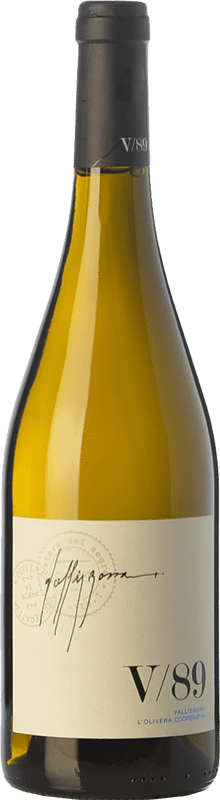 22,95 € Envio grátis | Vinho Branco L'Olivera Vallisbona 89 Crianza D.O. Costers del Segre Eco — Biológico
