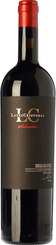 37,95 € Free Shipping | Red wine López Cristóbal Selección Crianza D.O. Ribera del Duero Castilla y León Spain Tempranillo Bottle 75 cl