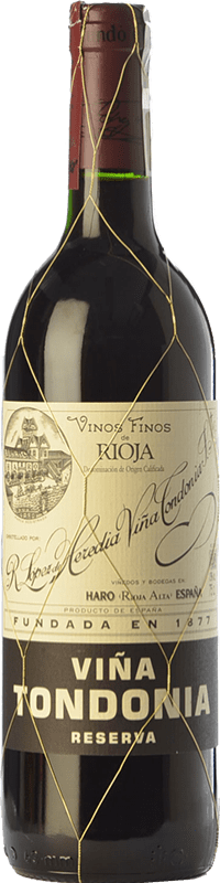 32,95 € Free Shipping | Red wine López de Heredia Viña Tondonia Reserve D.O.Ca. Rioja Half Bottle 37 cl