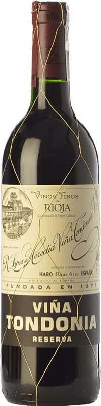 29,95 € Бесплатная доставка | Красное вино López de Heredia Viña Tondonia Резерва D.O.Ca. Rioja Полубутылка 37 cl