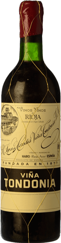 103,95 € Бесплатная доставка | Красное вино López de Heredia Viña Tondonia Гранд Резерв D.O.Ca. Rioja