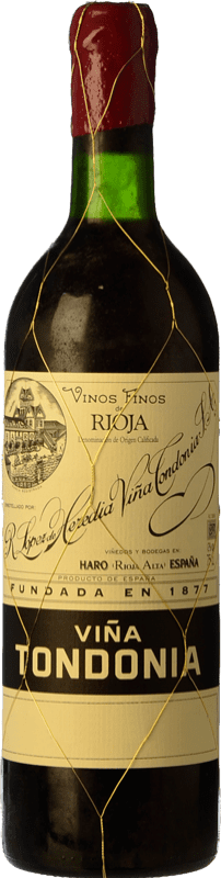 252,95 € | Vin Rouge López de Heredia Viña Tondonia Grande Réserve D.O.Ca. Rioja La Rioja Espagne Tempranillo, Garnacha — Grenache, Graciano, Mazuelo 75 cl