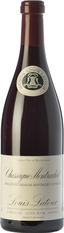 Free Shipping | Red wine Louis Latour Chassagne-Montrachet Rouge Aged A.O.C. Chassagne-Montrachet Burgundy France Pinot Black 75 cl