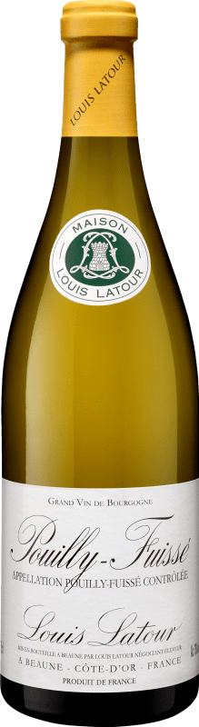 58,95 € Envío gratis | Vino Blanco Louis Latour Crianza A.O.C. Pouilly-Fuissé