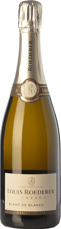 109,95 € | Espumante branco Louis Roederer Blanc de Blancs Grande Reserva A.O.C. Champagne Champagne França Chardonnay 75 cl