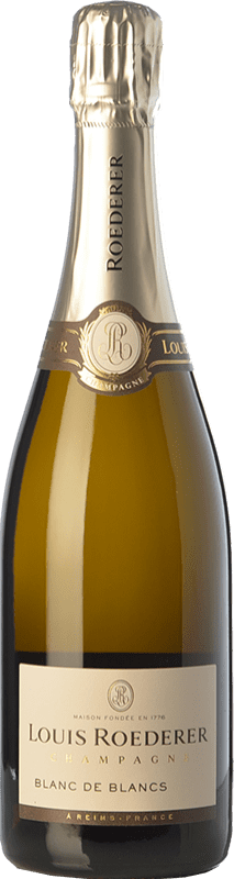 128,95 € Kostenloser Versand | Weißer Sekt Louis Roederer Blanc de Blancs Große Reserve — Lange Reifung A.O.C. Champagne