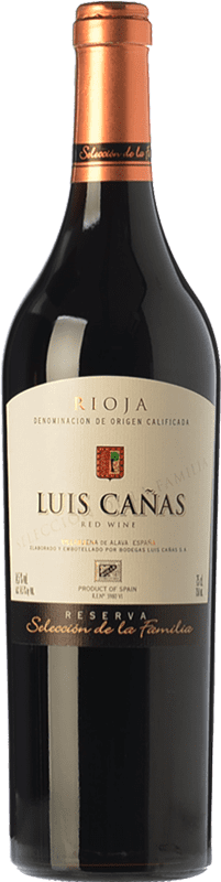 22,95 € Free Shipping | Red wine Luis Cañas Selección de la Familia Reserva D.O.Ca. Rioja The Rioja Spain Tempranillo Bottle 75 cl