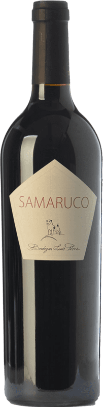 19,95 € Free Shipping | Red wine Luis Pérez Samaruco Crianza I.G.P. Vino de la Tierra de Cádiz Andalusia Spain Merlot, Syrah Bottle 75 cl