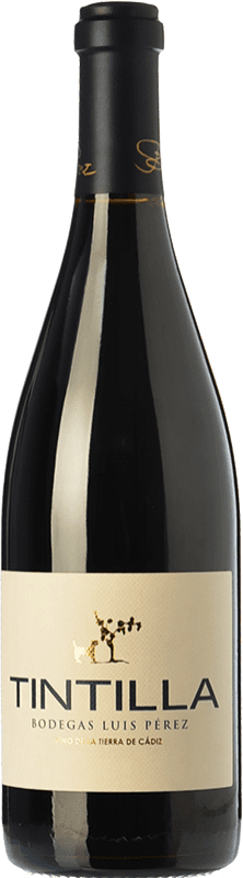 19,95 € Free Shipping | Red wine Luis Pérez Crianza I.G.P. Vino de la Tierra de Cádiz Andalusia Spain Tintilla Bottle 75 cl