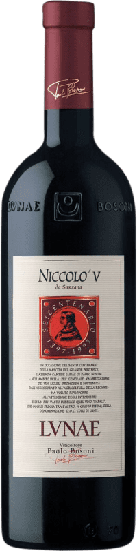 25,95 € | 赤ワイン Lunae Niccolò V D.O.C. Colli di Luni リグーリア イタリア Merlot — メルロー, Sangiovese — サンジョヴェーゼ, Pollera — ポレラ 75 cl