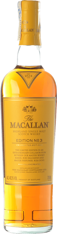 Бесплатная доставка | Виски из одного солода Macallan Edition Nº 3 горная местность Объединенное Королевство 70 cl