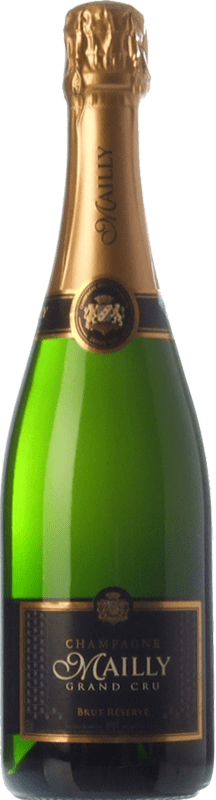 Free Shipping | White sparkling Mailly Grand Cru Brut Reserve A.O.C. Champagne Champagne France Pinot Black, Chardonnay 75 cl