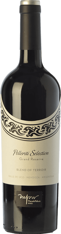 32,95 € | Red wine Pelleriti Selection Blend of Terroir Reserva I.G. Valle de Uco Uco Valley Argentina Cabernet Franc, Malbec, Petit Verdot Bottle 75 cl