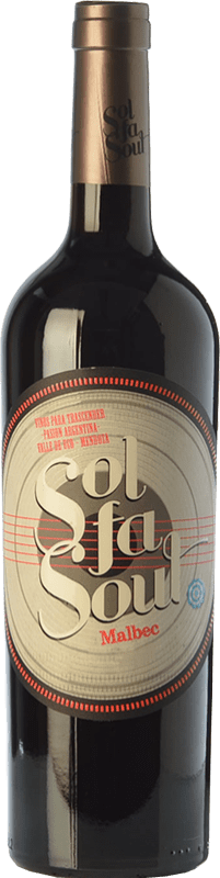 10,95 € Envío gratis | Vino tinto Pelleriti Sol Fa Soul Joven I.G. Valle de Uco
