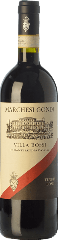 19,95 € | Red wine Marchesi Gondi Rufina Ris Villa Bossi D.O.C.G. Chianti Tuscany Italy Cabernet Sauvignon, Sangiovese, Colorino Bottle 75 cl