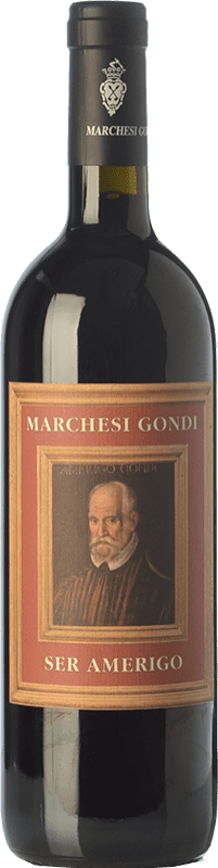 24,95 € | Красное вино Marchesi Gondi Ser Amerigo I.G.T. Colli della Toscana Centrale Тоскана Италия Merlot, Sangiovese, Colorino 75 cl