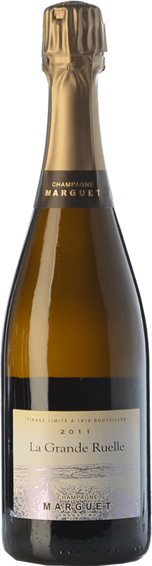 Envio grátis | Espumante branco Marguet La Grande Ruelle Grand Cru A.O.C. Champagne Champagne França Pinot Preto 75 cl