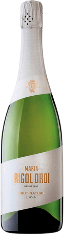 Envio grátis | Espumante branco María Rigol Ordi Brut Nature D.O. Cava Catalunha Espanha Macabeo, Xarel·lo, Parellada 75 cl