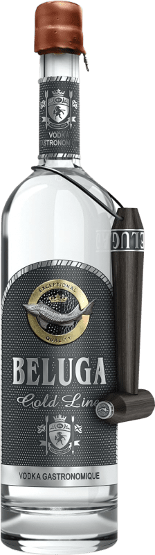 Envío gratis | Vodka Mariinsk Beluga Gold Line Rusia 70 cl