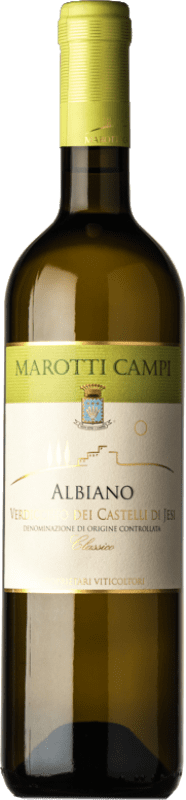 10,95 € Free Shipping | White wine Marotti Campi Albiano Joven D.O.C. Verdicchio dei Castelli di Jesi Marche Italy Verdicchio Bottle 75 cl