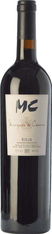37,95 € Free Shipping | Red wine Marqués de Cáceres MC Crianza D.O.Ca. Rioja The Rioja Spain Tempranillo Bottle 75 cl
