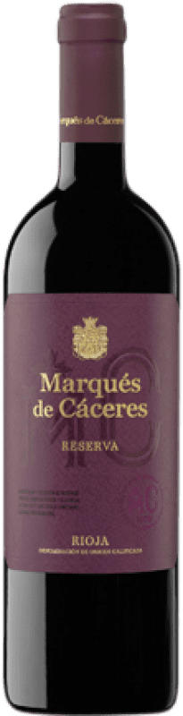 Free Shipping | Red wine Marqués de Cáceres Reserve D.O.Ca. Rioja The Rioja Spain Tempranillo, Grenache, Graciano 75 cl