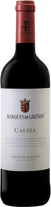 红酒 Marqués de Griñón Caliza 年轻的 2013 D.O.P. Vino de Pago Dominio de Valdepusa 卡斯蒂利亚 - 拉曼恰 西班牙 Syrah, Petit Verdot 瓶子 75 cl