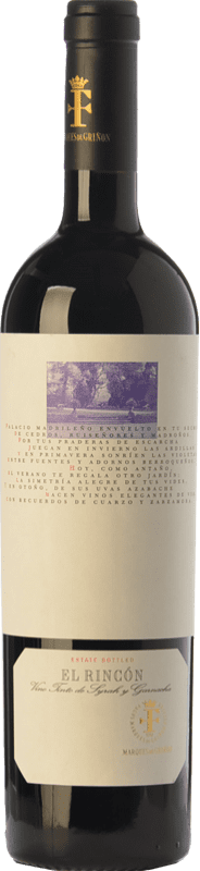 Spedizione Gratuita | Vino Rosso Marqués de Griñón El Rincón Crianza — Invecchiato in Botte D.O. Vinos de Madrid Comunità di Madrid Spagna Syrah, Garnacha — Grenache 75 cl