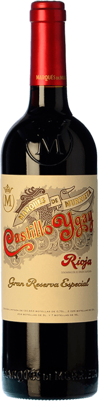 202,95 € | 赤ワイン Marqués de Murrieta Castillo Ygay Especial グランド・リザーブ D.O.Ca. Rioja ラ・リオハ スペイン Tempranillo, Mazuelo 75 cl